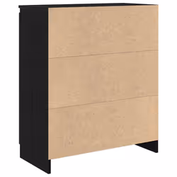 vidaXL Sideboard with Drawer Black Oak 71x35x84 cm Engineered Wood - Additional view 7