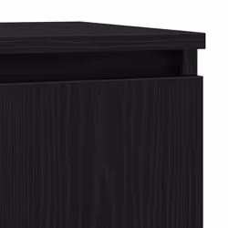vidaXL Sideboard with Drawer Black Oak 71x35x84 cm Engineered Wood - Additional view 9