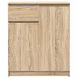 vidaXL Sideboard with Drawer Sonoma Oak 71x35x84 cm Engineered Wood - Additional view 5