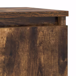 vidaXL Sideboard with Drawer Smoked Oak 71x35x84 cm Engineered Wood - Additional view 9