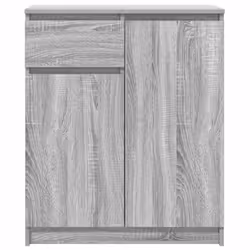 vidaXL Sideboard with Drawer Grey Sonoma 71x35x84 cm Engineered Wood - Additional view 5