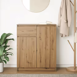 vidaXL Sideboard with Drawer Artisan Oak 71x35x84 cm Engineered Wood - Additional view 2