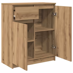 vidaXL Sideboard with Drawer Artisan Oak 71x35x84 cm Engineered Wood - Additional view 4