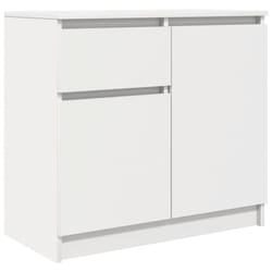 vidaXL Sideboard with Drawer White 71x35x65 cm Engineered Wood storage cabinet