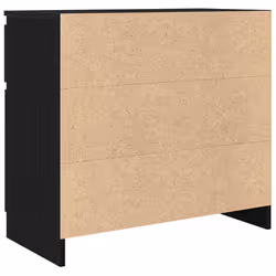 vidaXL Sideboard with Drawer Black Oak 71x35x65 cm Engineered Wood - Additional view 7