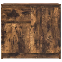 vidaXL Sideboard with Drawer Smoked Oak 71x35x65 cm Engineered Wood - Additional view 5