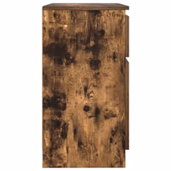 vidaXL Sideboard with Drawer Smoked Oak 71x35x65 cm Engineered Wood - Additional view 6