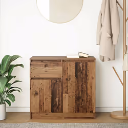 vidaXL Sideboard with Drawer Old Wood 71x35x65 cm Engineered Wood