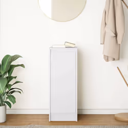 vidaXL Sideboard White 29.5x34x76 cm Engineered Wood storage cabinet