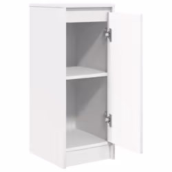 vidaXL Sideboard White 29.5x34x76 cm Engineered Wood storage cabinet - Additional view 4