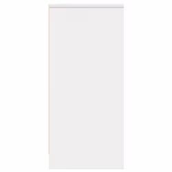 vidaXL Sideboard White 29.5x34x76 cm Engineered Wood storage cabinet - Additional view 6
