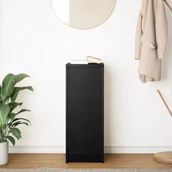 vidaXL Sideboard Black Oak 29.5x34x76 cm Engineered Wood storage cabinet - Additional view 2