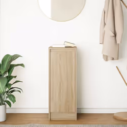 vidaXL Sideboard Sonoma Oak 29.5x34x76 cm Engineered Wood storage cabinet