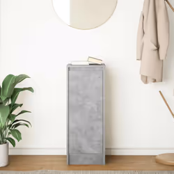 vidaXL Sideboard Concrete Grey 29.5x34x76 cm Engineered Wood storage cabinet