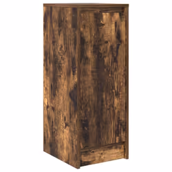 vidaXL Sideboard Smoked Oak 29.5x34x76 cm Engineered Wood storage cabinet