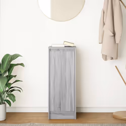 vidaXL Sideboard Grey Sonoma 29.5x34x76 cm Engineered Wood storage cabinet - Additional view 2