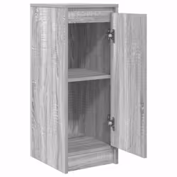 vidaXL Sideboard Grey Sonoma 29.5x34x76 cm Engineered Wood storage cabinet - Additional view 4