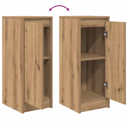 vidaXL Sideboard Artisan Oak 29.5x34x76 cm Engineered Wood storage cabinet - Additional view 8
