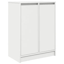 vidaXL Sideboard White 57x34x76 cm Engineered Wood storage cabinet