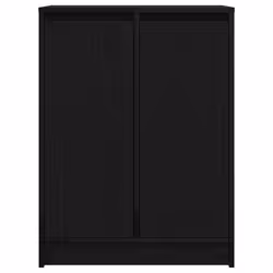 vidaXL Sideboard Black Oak 57x34x76 cm Engineered Wood storage cabinet - Additional view 5