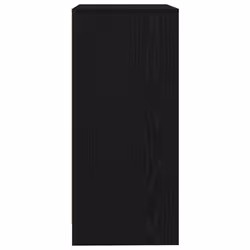 vidaXL Sideboard Black Oak 57x34x76 cm Engineered Wood storage cabinet - Additional view 6