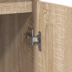 vidaXL Sideboard Sonoma Oak 57x34x76 cm Engineered Wood storage cabinet - Additional view 9