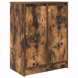 vidaXL Sideboard Smoked Oak 57x34x76 cm Engineered Wood storage cabinet