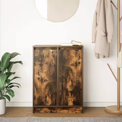 vidaXL Sideboard Smoked Oak 57x34x76 cm Engineered Wood storage cabinet