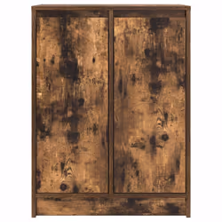 vidaXL Sideboard Smoked Oak 57x34x76 cm Engineered Wood storage cabinet - Additional view 5