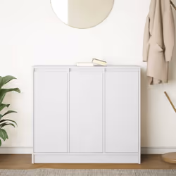 vidaXL Sideboard White 85x34x76 cm Engineered Wood storage cabinet