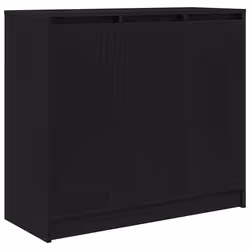 vidaXL Sideboard Black Oak 85x34x76 cm Engineered Wood storage cabinet
