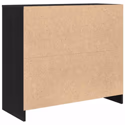 vidaXL Sideboard Black Oak 85x34x76 cm Engineered Wood storage cabinet - Additional view 7