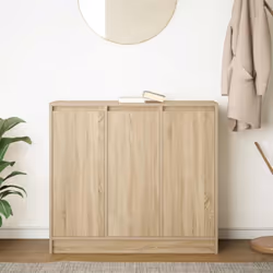 vidaXL Sideboard Sonoma Oak 85x34x76 cm Engineered Wood storage cabinet