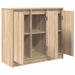 vidaXL Sideboard Sonoma Oak 85x34x76 cm Engineered Wood storage cabinet - Additional view 4
