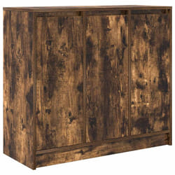 vidaXL Sideboard Smoked Oak 85x34x76 cm Engineered Wood storage cabinet