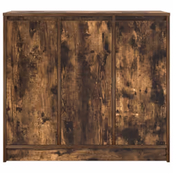 vidaXL Sideboard Smoked Oak 85x34x76 cm Engineered Wood storage cabinet - Additional view 5