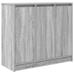 vidaXL Sideboard Grey Sonoma 85x34x76 cm Engineered Wood storage cabinet