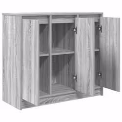 vidaXL Sideboard Grey Sonoma 85x34x76 cm Engineered Wood storage cabinet - Additional view 4