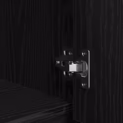 vidaXL Cabinet with Drawer Black Oak 55.5x34x119.5 cm Engineered Wood - Additional view 10