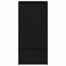 vidaXL Cabinet with Drawer Black Oak 55.5x34x119.5 cm Engineered Wood - Additional view 5