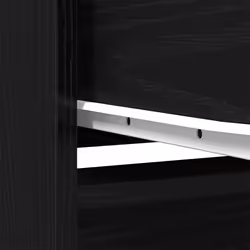 vidaXL Cabinet with Drawer Black Oak 55.5x34x119.5 cm Engineered Wood - Additional view 9