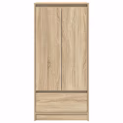 vidaXL Cabinet with Drawer Sonoma Oak 55.5x34x119.5 cm Engineered Wood - Additional view 5