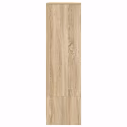 vidaXL Cabinet with Drawer Sonoma Oak 55.5x34x119.5 cm Engineered Wood - Additional view 6