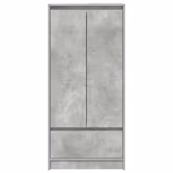 vidaXL Cabinet with Drawer Concrete Grey 55.5x34x119.5 cm Engineered Wood - Additional view 5