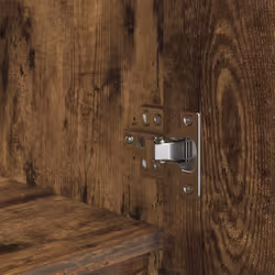 vidaXL Cabinet with Drawer Smoked Oak 55.5x34x119.5 cm Engineered Wood - Additional view 10