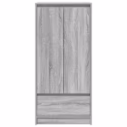 vidaXL Cabinet with Drawer Grey Sonoma 55.5x34x119.5 cm Engineered Wood - Additional view 5
