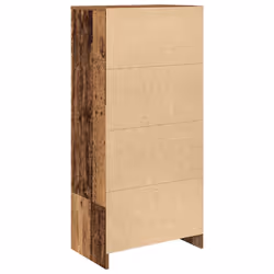 vidaXL Cabinet with Drawer Old Wood 55.5x34x119.5 cm Engineered Wood - Additional view 7