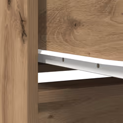 vidaXL Cabinet with Drawer Artisan Oak 55.5x34x119.5 cm Engineered Wood - Additional view 9