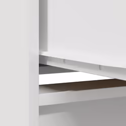 vidaXL Highboard White 29.5x34x119.5 cm Engineered Wood cabinet side cabinet - Additional view 10