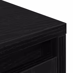 vidaXL Highboard Black Oak 29.5x34x119.5 cm Engineered Wood cabinet - Additional view 9